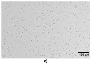 c) dispersion of NbC carbides in the microstructure of this new Nb-alloyed high speed steel, showing a fine dispersion of particles. From ref. [21] and [11].