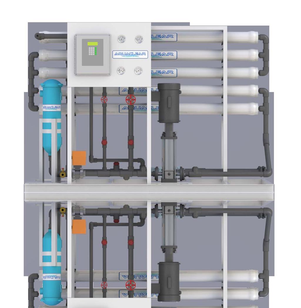 Commercial Reverse Osmosis System Aqua Clear Water Treatment Specialists manufacturers and engineers standard and custom commercial reverse osmosis systems water to accomodate many different water