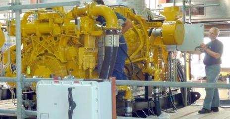 MW engine generator set in