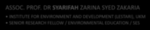 DR MOHD ZAKI HAMZAH FACULTY OF FORESTRY, UPM SENIOR LECTURER / FOREST SILVICULTURE / LELUP ASSOC. PROF.