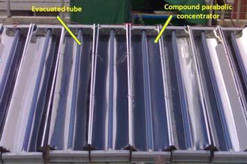 3.6 Arrangement of collectors Figure 3.17 Solar air collector with evacuated tubes [17] Collectors are assembled either in the parallel or serial arrangement (Fig 3.18).