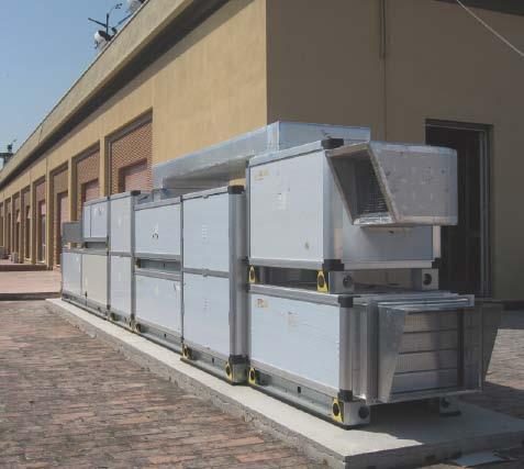 Example 2: Desiccant cooling system, 24 kw, Department of Energy and Environmental Research Università degli Studi di Palermo (Unipa), Italy This system is intended for air conditioning in hot humid
