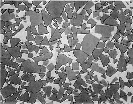 Cemented Carbide Photomicrograph (about