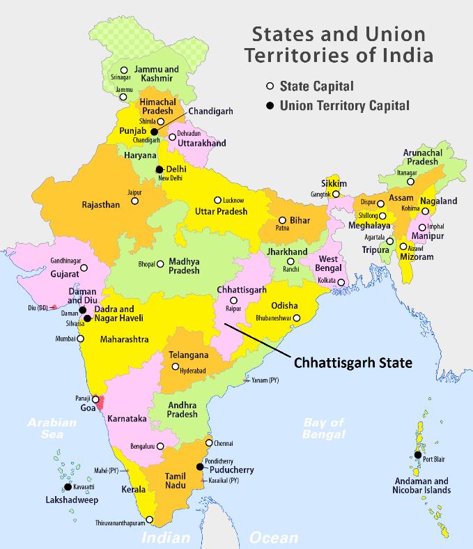 Chapter 2 Study Objectives and Methodology bounded by Koria district on the north, Anuppur District and Dindori District of Madhya Pradesh State on the West, Kawardha district of Chhattisgarh on the