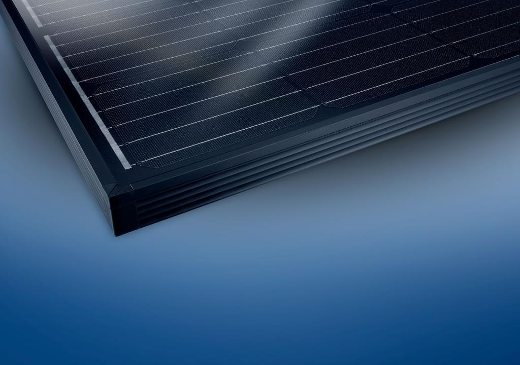 SOLARWORLD SOLAR S: DOWN TO THE SMALLEST DETAIL Greater cell spacings ensure a higher light yield.