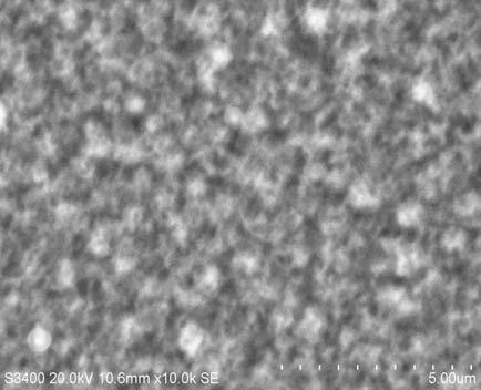 120min (B)3D image of surface of annealed film at 500 C for 120min Particle