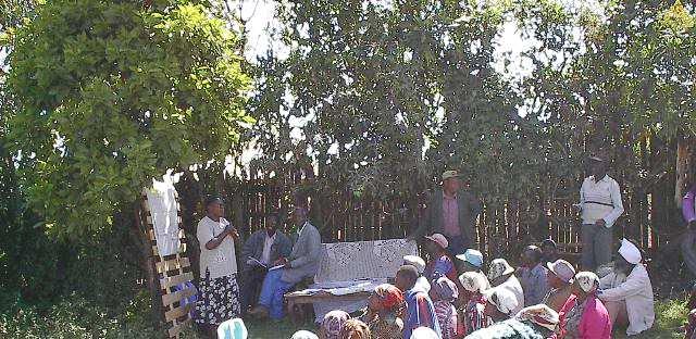 farmers/ pastoralists facilitated by extension staff or by other farmers.