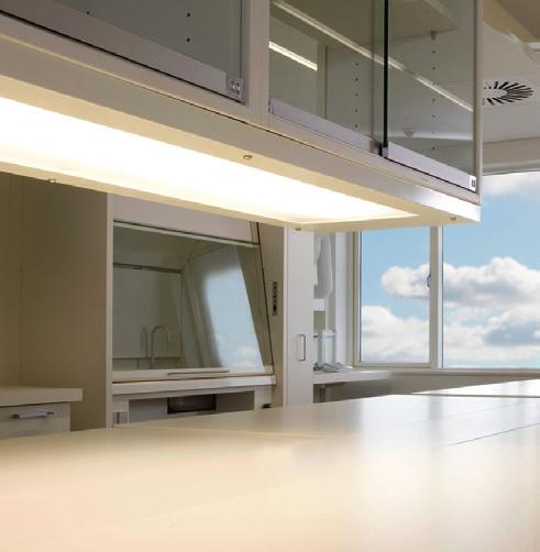 All Labflex systems can accommodate all laboratory work situations and needs and meet the basic work safety and working environment requirements.