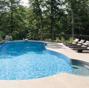 Fort Wayne Pools offers all of our floor patterns to be used as a full pool