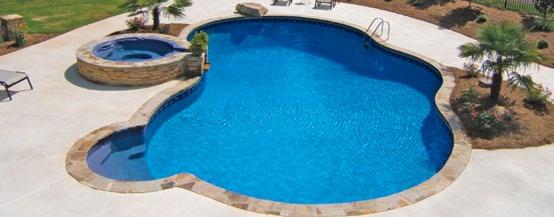 PERFECTLY COORDINATE STEPS, SPAS, AND LINERS YOUR POOL. YOUR IMAGINATION.