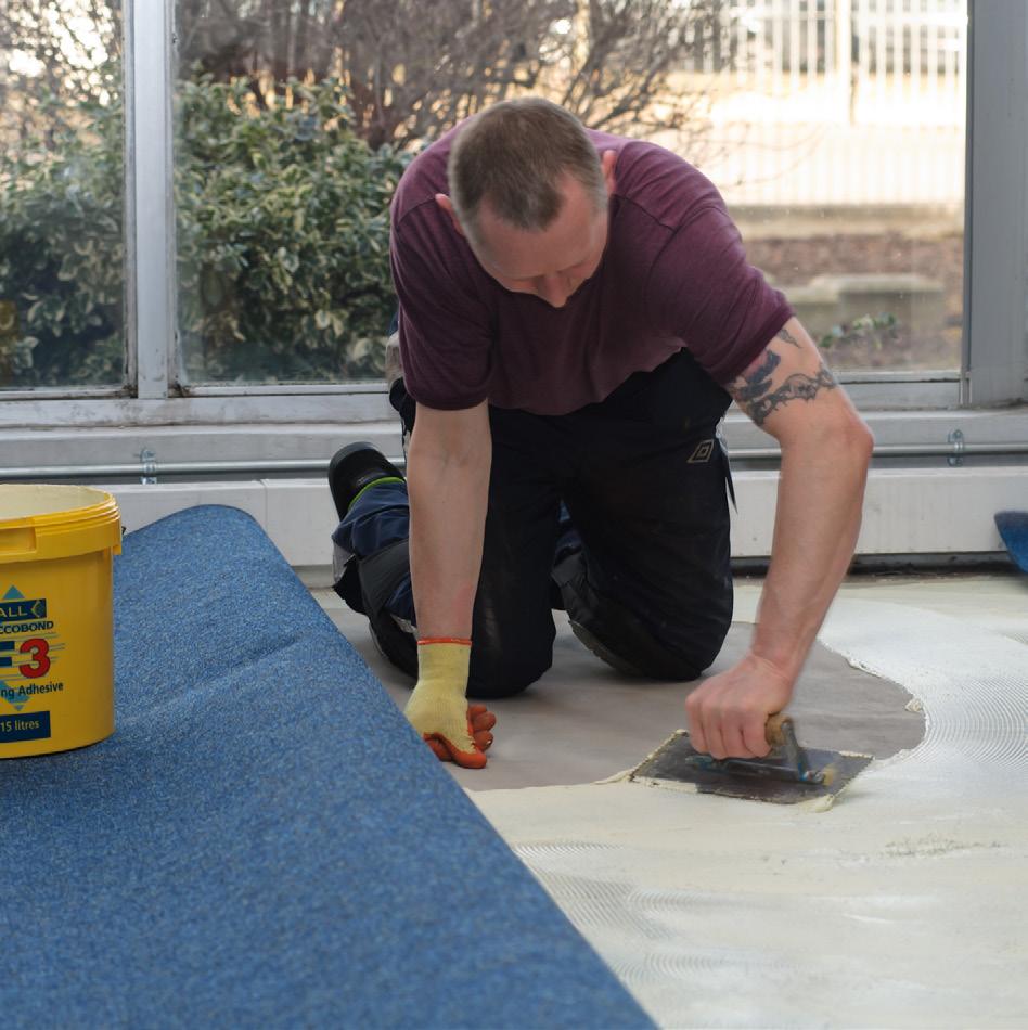 Before you start: preparing the substrate 1 Surface preparation is critical when it comes to ensuring the success of any flooring project, helping to ensure the floorcovering or accessories will