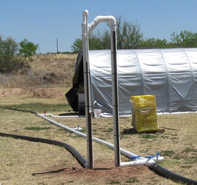 The raw water supply, which was the treated secondary effluent, was a loop system engineered for a continuous flow into the membrane pilot units.
