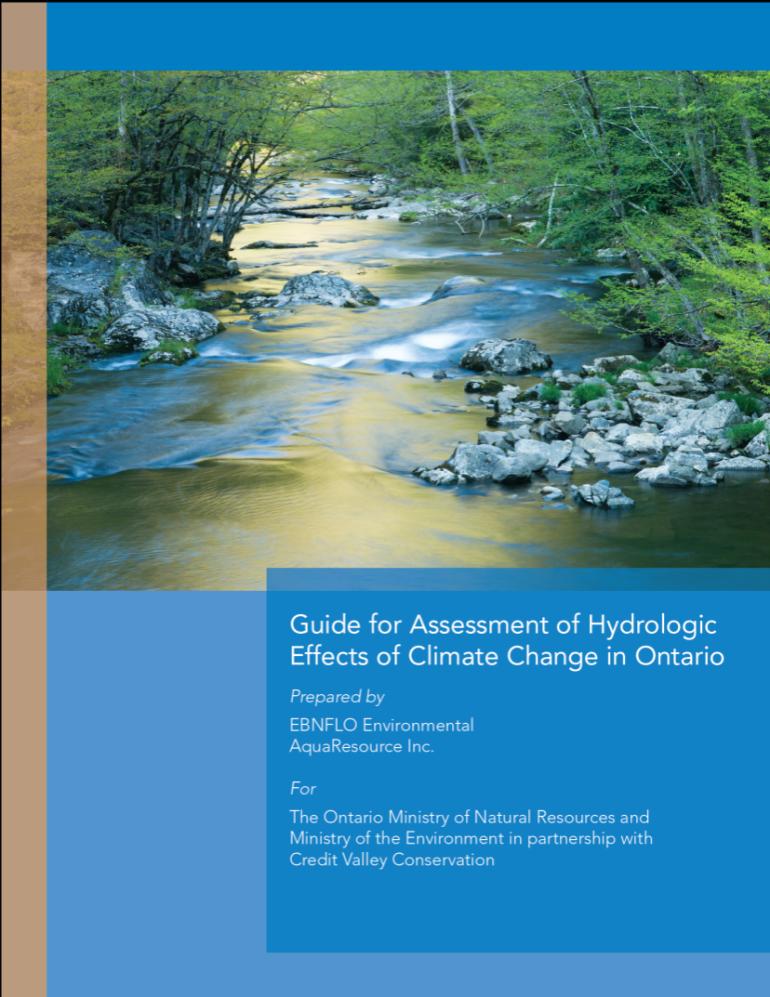 Guide for Assessment of Hydrologic Impacts of Climate Change http://waterbudget.