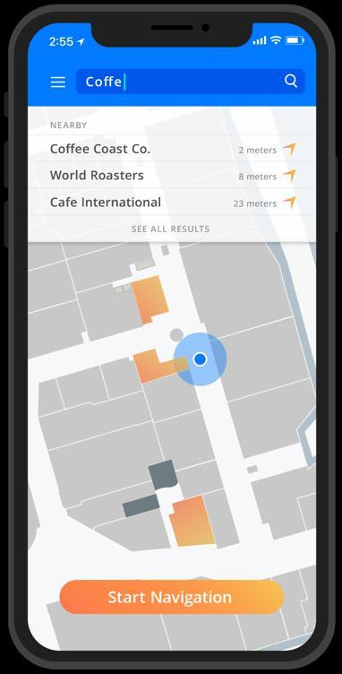 data. The combination of location-aware objects and mobile apps can help to collect valuable intelligence on traffic patterns in shopping malls and provide relevant insights about shoppers.