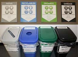 Waste Reduction Dalhousie is working to remove single garbage bins and drive waste to centralized four bin sorting