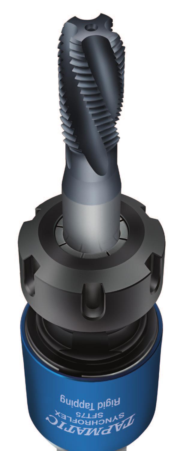 spindle revolution (A-Axis) & feed movement (Z-Axis) are synchronously controlled.