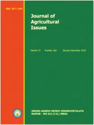 interrelationship. Indian Journal of Agricultural Science 81: 85-87. Tripathi, V., Lakpale R.