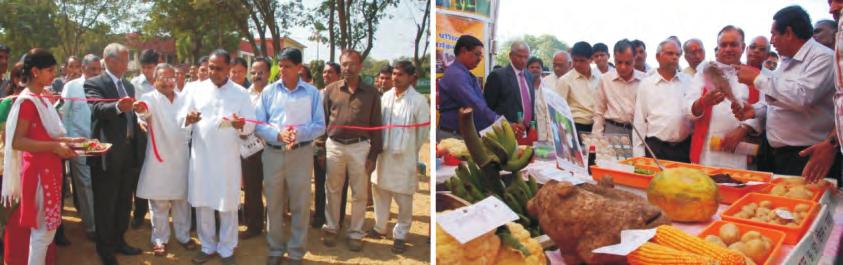 Indira Gandhi Krishi Vishwavidyalaya, Raipur Directorate of Extension, IGKV in collaboration with the state department of agriculture on February 14-15, 2011, which was attended by Hon'ble