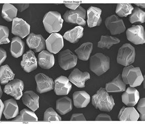 MBG DIAMOND MBG 620 Diamond Both well-formed crystal facets and regions of increased surface toughness yield good bulk strength plus