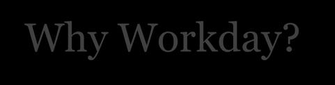 Why Workday?