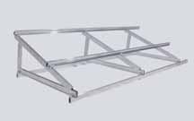 Suitable for nearly all normal and particularly oversized framed PV-modules.