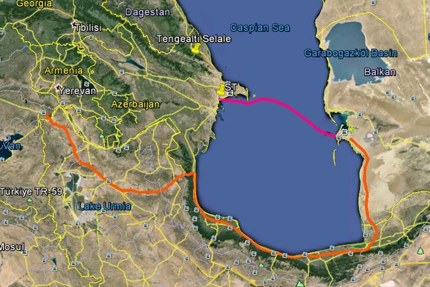 4.1. TECHNICAL PROPERTIES OF TRANS-IRAN PIPELINE (ESTIMATION) Start Point: Turkmenbasy / Turkmenistan End Point: Agrı / Turkey Total Length: 1442 km Operating Capacity: 30 bcma Inlet Pressure: 10 bar