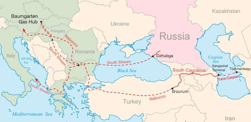 Energy Coridor: Turkey Nabucco Natural Gas Pipeline Project Projected capacity: 31 billion m3/a. NG consumption of EU-27 countries by 2010 is 552 billion m3/a.