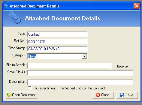 Finally, place a tick in the box: This attachment is the signed copy of the contract as indicated below: Browse for Windows file manager for the document and attach.