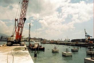 DEEP FOUNDATION WORKS Services provided for Marine Works & Dams: Bored Piles