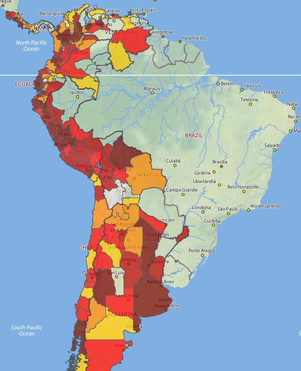 road damaged (1970-2009) per province (Argentina,