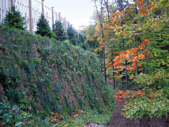STRUCTURAL BENEFITS The GEOWEB system creates economical and structurally sound retaining walls that perform well when exposed to differential settlement in soft-soil environments.