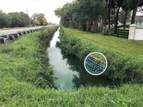 VEGETATED CHANNELS: Replaces costly rip-rap with more attractive, more economical, and lower-maintenance single or tiered vegetated systems.
