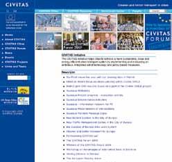 www.civitas.eu The CIVITAS website contains information about CIVITAS-related news and events.