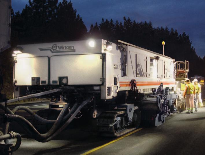 Traffic can flow safely along the job site Guaranteeing smooth flow of traffic Perfect illumination of