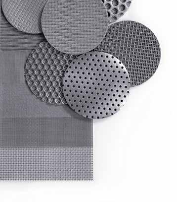 ratings available in a range of plate sizes and other shapes, this layered mesh can be custom designed for non-standard applications available in 316L