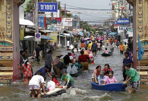 rainfall and typhoons Bangkok,