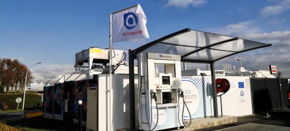 Hydrogen refuelling stations in Ile-de-France