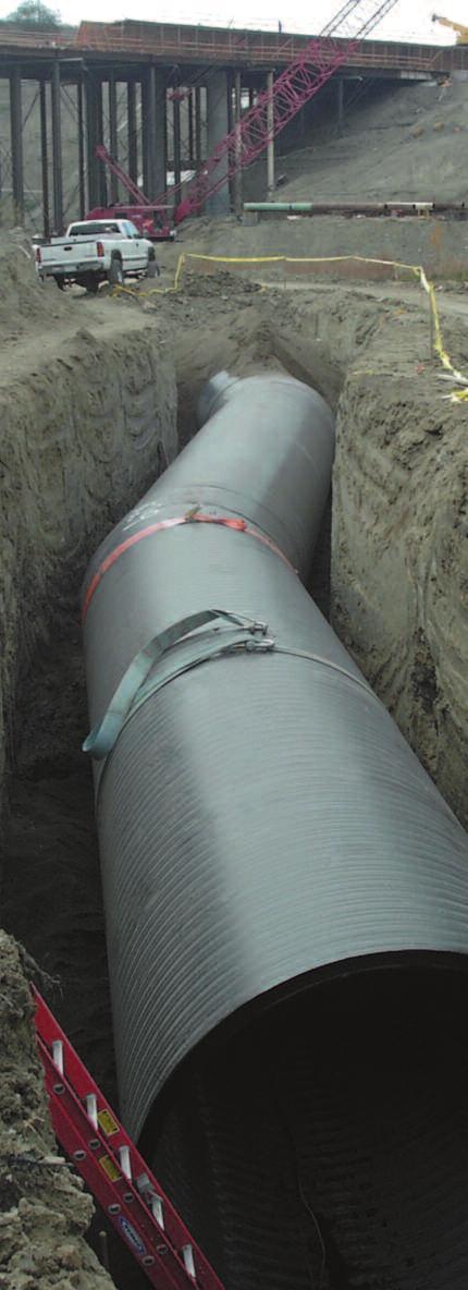 Choose from a wide range of sizes Weholite pipe is tough, flexible, lightweight, surge and chemical resistant. It offers installation economy and long service life.