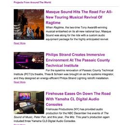 The Live Design Wire features all the important industry news, views, blogs, videos, and columns, making it an industry must-read.