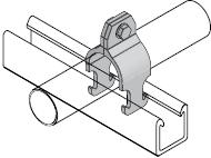 Rigid Pipe Clamps Rigid Pipe Clamps resemble the more traditional style of pipe clamps.