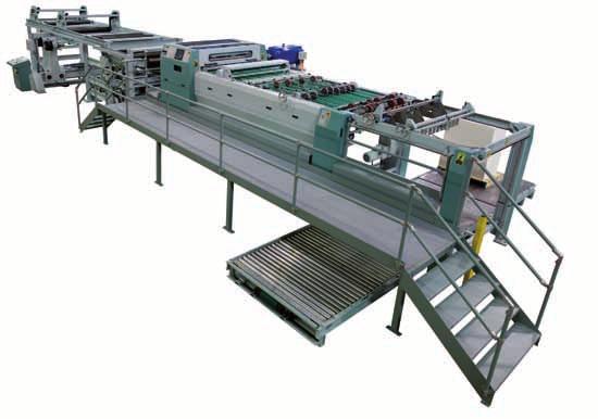 SHM Folio-size sheeter concept pemco The SHM folio-size sheeter concept: One for all and all for one SHM 1450 DR with automatic pallet change for maximum production output The SHM system is as