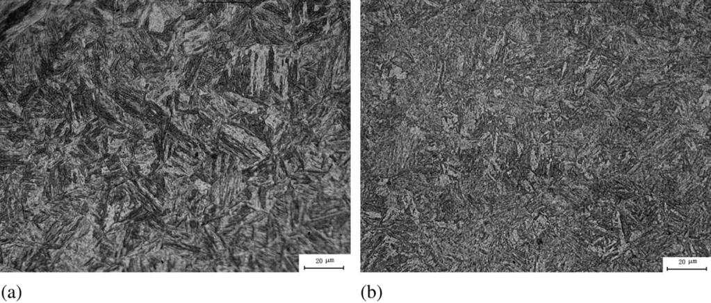 Y.J. Li et al. / Engineering Failure Analysis 14 (2007) 573 578 577 Fig. 8. Optical micrograph of spline No. 2: (a) the tooth surface and (b) the corner. and 3, the hardness values dropped to 42 42.