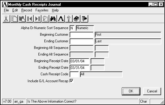 Printing The customer number is displayed on the screen when statements are printed in numeric order. The customer alternate sequence is displayed when printing by alpha sequence.