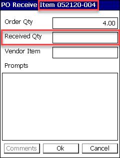 26) Once inside the P.O. you can see the Purchase order number at the top of the screen (Fig.26).