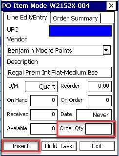 Once the order review has been completed, click Save. Unlike the vendor mode which will create all items on one P.O., when the save button is clicked, the item will be sorted by the vendors they are associated with and a P.