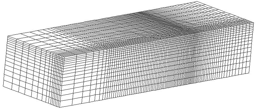te 3-D structure is modeled. Analogous to te 2-D model, insulated boundary conditions are imposed on all free surfaces.