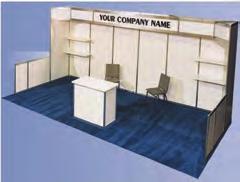 Advance Order Discount Deadline: October 11, 2017 Plan A: 10 N-Line Option Includes: Hardwall Panels Carpet (1) side chair (1) counter (2) shelves Header Labor to Install & Dismantle Qty Item Advance