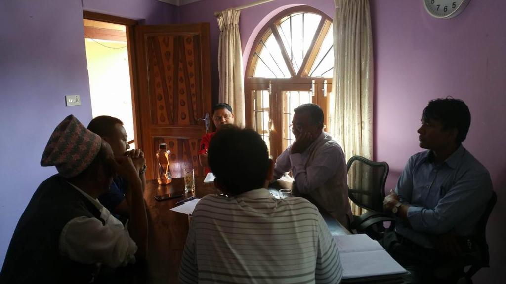 5. Project Progress 5.1 Appointment of Site Staffs Following Staffs has been recruited at the site for assisting the construction works of our project. a. Hydropower Engineer/Residential Engineer Mr Devraj Dahal b.