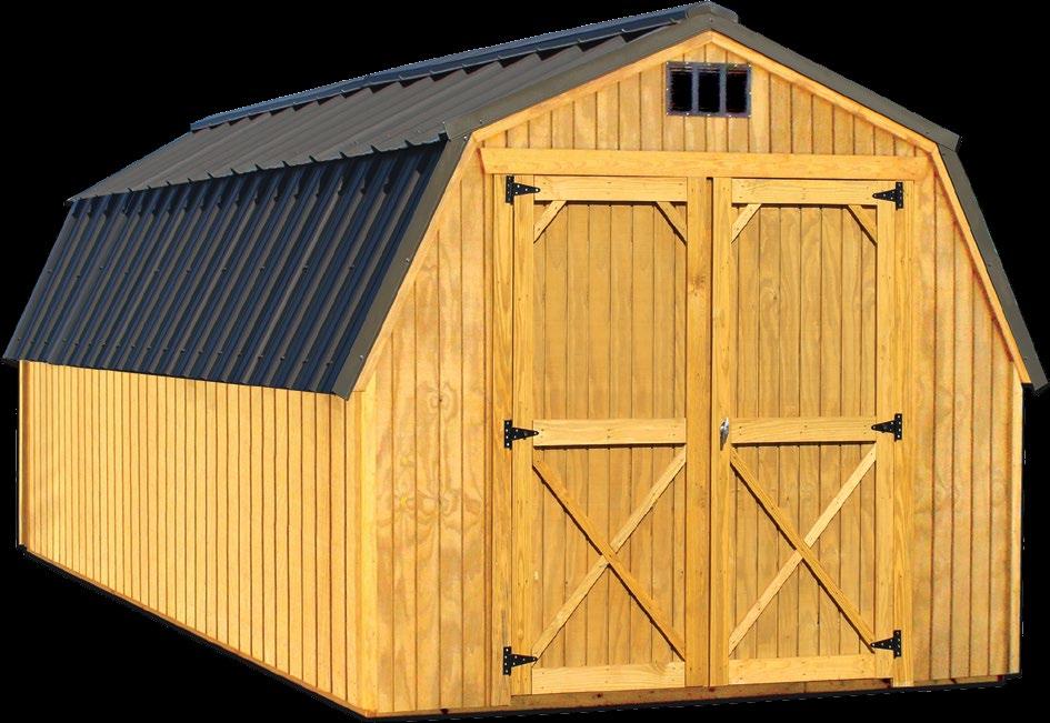 Design your own Utility Shed, Lofted Barn or Barn to meet your needs.