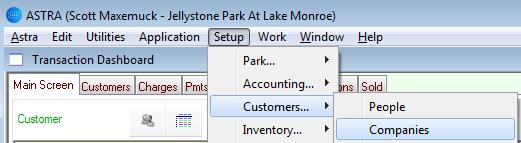 Chapter 9 Point Of Sale CHAPTER 9 - POINT OF SALE Your Campground Manager Astra Software has a built in Point Of Sale system For managing store inventory and sales of various products
